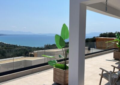 Thesykiahouse - Kastrosikia - Dachterrasse - Blick aufs Meer - www.thesykiahouse.com